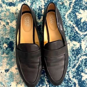 Franco sarto leather mules worn twice